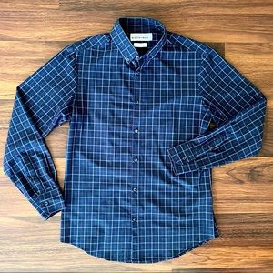 Med Mizzen+Main Leeward Shirt Navy Red Multi Check